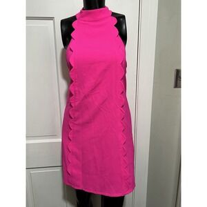 LBD Hot Pink Sleeveless Womens Dress Size Small